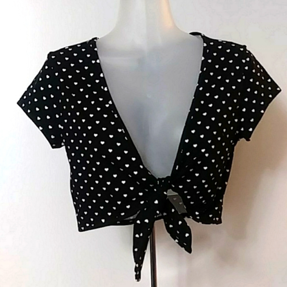 Tie Front Crop Top